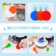 thumbnail image 4 of Kit de bolsas para patatas Roucerlin para microondas con 2 cepillos de silicona, color azul, 4 of 7