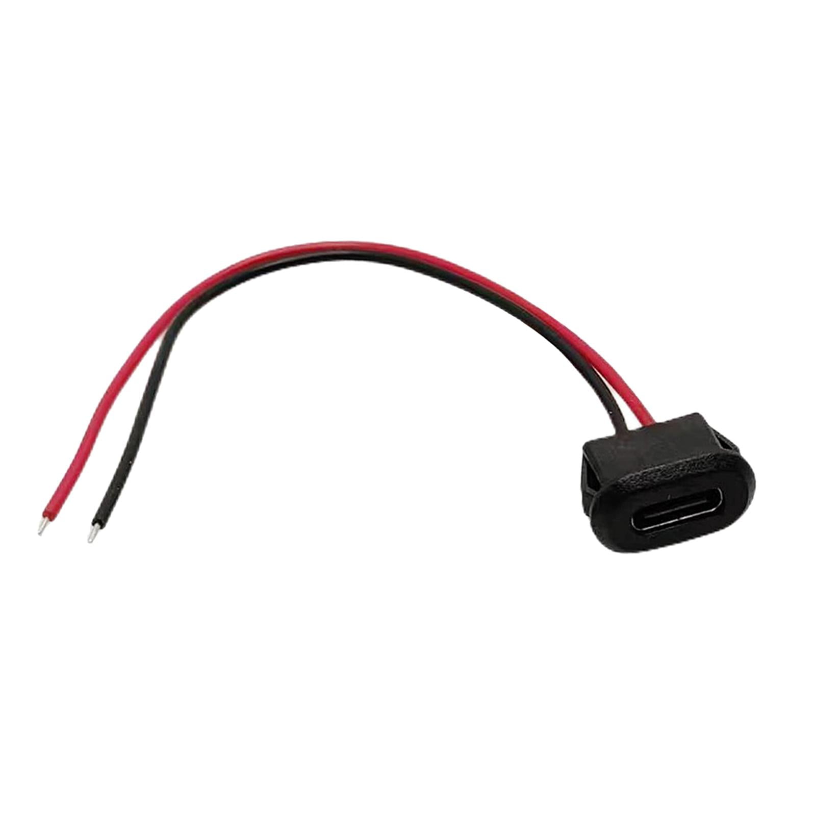 Magideal - Conector Tipo C Conector Usb Chasis C Conector Tipo C Con Hebilla De Tarjeta Alto Rendimiento Repuestos Durable Premium Reemplaza Negro