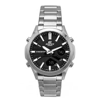 Casio - Reloj Edifice Análogo Digital Acero Inoxidable Esfera Negra Cuarzo Efv-C120D-1A 200M Para Hombre