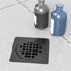 thumbnail image 4 of Kit de desagüe para ducha UNI-DRAIN con brida vertical de ABS de 2 pulgadas, rejilla de acero inoxidable de 4", compatible con sistemas de desagüe de ducha Schluter Kerdi, negro mate, 4 of 7