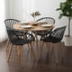 thumbnail image 1 of Comedor Mesa Shanna 80 cm + 4 Sillas Camper Negro, 1 of 2