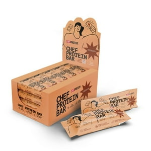Pack 16 Chef Protein Whey Bar - Barritas De Proteína 60 Grs. Sabor Chocolate