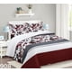 thumbnail image 1 of Cubrecama Quilt Sherpa King - Burdeo Hojas M908, 1 of 2