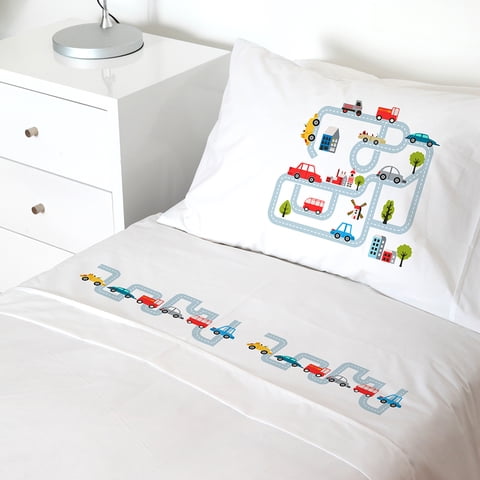 Tuyo Print - Juego De Sábanas 1,5 Pl Autopista