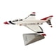 thumbnail image 4 of Modelo De Caza A Escala 1/144, Modelo De Avión De Aleación Fundida A Presión Para Estanterías, Cafeterías, Bares, Color Blanco Plateado., 4 of 5