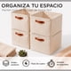 thumbnail image 2 of Pack 4 Cestas Organizadoras Plegables Carry All De Lino M, 2 of 9