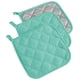 thumbnail image 1 of Potholder DII Basic Terry Collection, 100% algodón, 3 piezas, aguamarina, 1 of 7