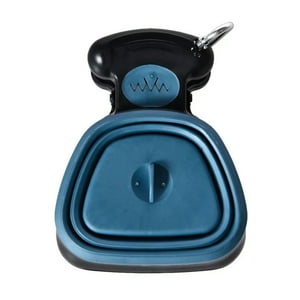 Pets Fun - Pala Pinza Recogedor Fecas (Incluye 1 Rollo Bolsas 15 Un.) Azul Acero