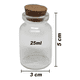 thumbnail image 1 of Pack 40 frascos pequeños vidrio con tapa 3x5 cm 25 ml #1, 1 of 3