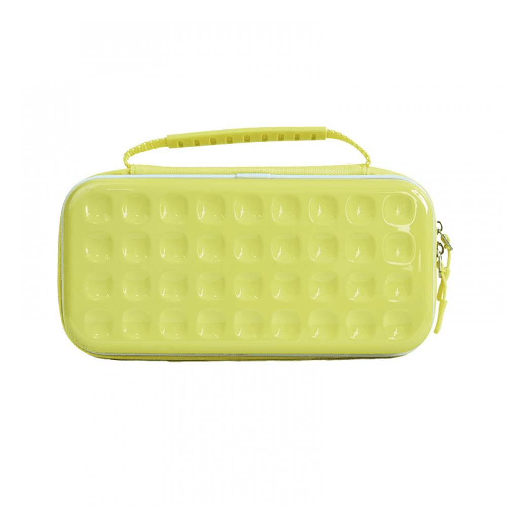 Genérico - Funda Protectora Rígida Para Nintendo Switch Modelo Oled - Bolsa De Almacenamiento Portátil De Viaje Con Funda Duradera Compatible Con La Consola Ns Switch-amarillo