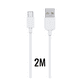 thumbnail image 3 of Cable De Carga 2 Metros Para iPhone Android Tipo-c A Usb, 3 of 4