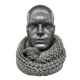 thumbnail image 3 of Bufanda Cuello Estilo Punto Inglés Lana Invierno Abrigado, 3 of 5