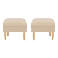 Bodevir - Set Pouf Sky 1C Felpa 05 Beige