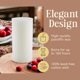 thumbnail image 3 of Vela Pilar sin aroma Mister Candle 20 cm x 10 cm blanca, 3 of 6