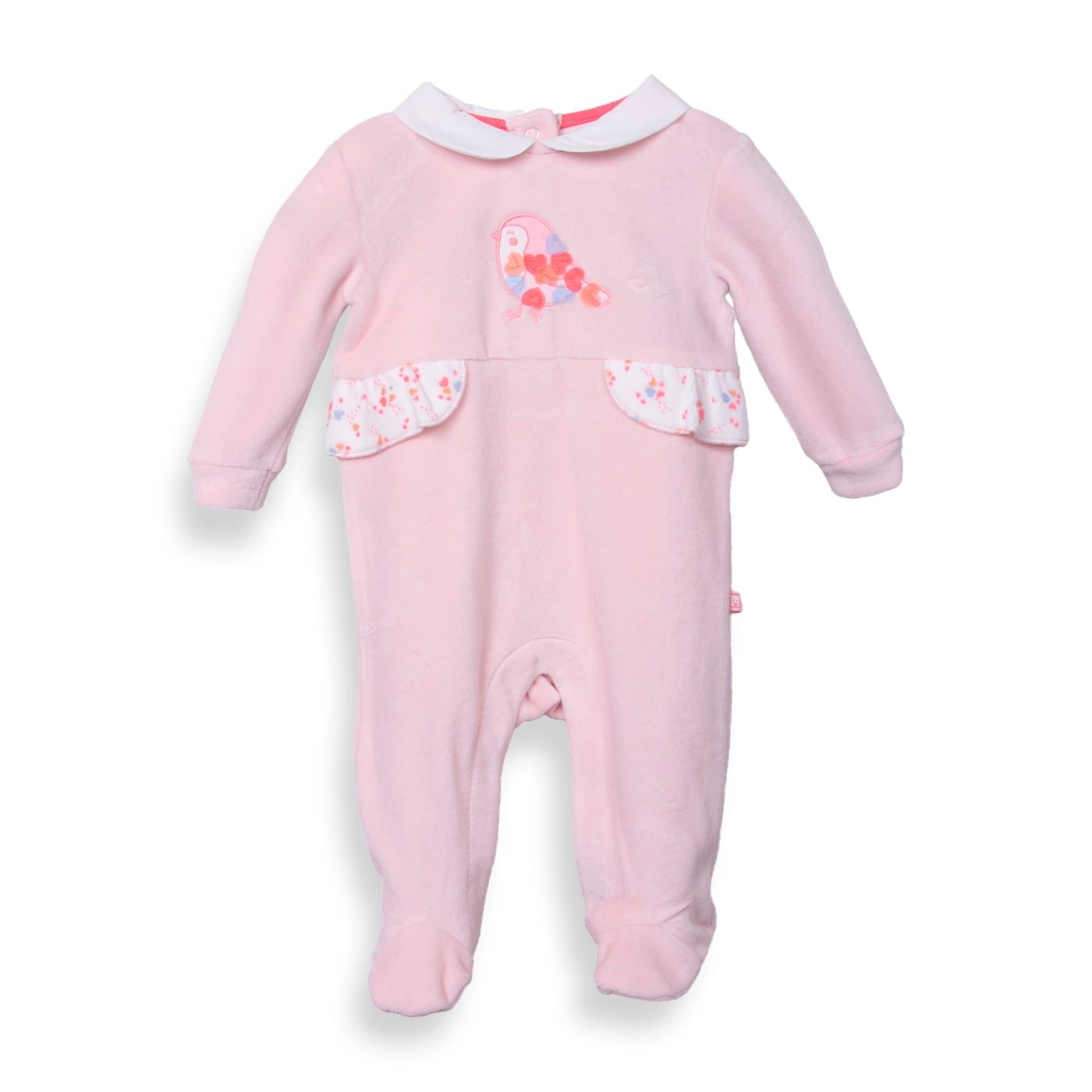 Osito Recién Nacido Niña Rosado Pillin