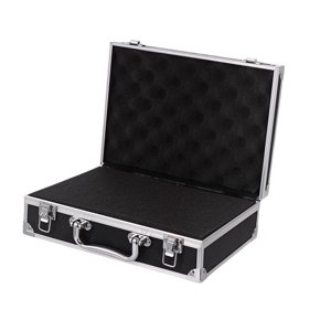 Bothyi - Estuche De Transporte De Aleación De Aluminio Maletín Impermeable Ligero Hebilla Pequeña Negra Multiusos