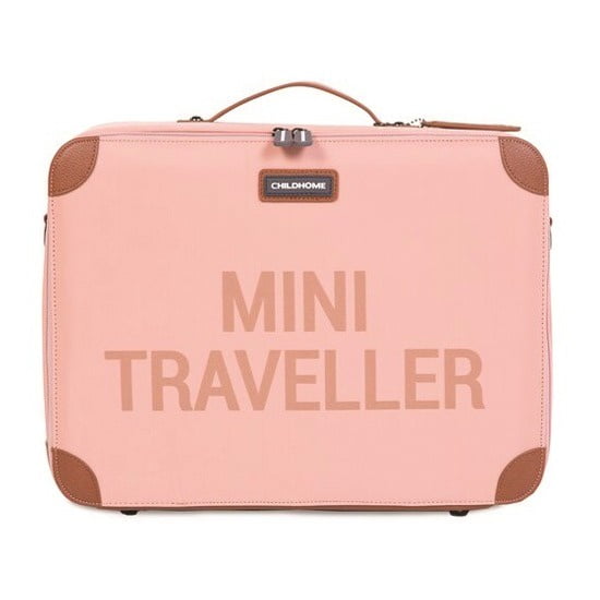 Maleta mini traveller, color rosada