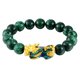 thumbnail image 5 of Chino Feng Shui Obsidian Bead Pixiu Charms Pulsera Joyería Verde, 5 of 5