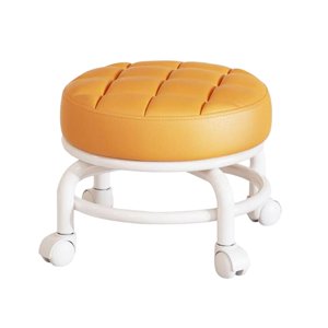 Bothyi - Taburete Bajo Giratorio De 360° Con Polea Para Sala De Estar Y Garaje.