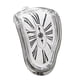 thumbnail image 4 of vintage retro arte novedad reloj de pared de fusión hogar colgante estante decoración plata, 4 of 5
