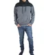 thumbnail image 2 of Polerón Hombre Invierno Forro Piel Con Gorro Bi-Color 7498, 2 of 4