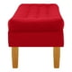 thumbnail image 3 of Banqueta Wood 2c Felpa 04 Rojo, 3 of 4
