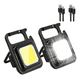 thumbnail image 1 of Pack 2 Linternas Llavero Led Cob Gancho Iman Recargable, 1 of 3