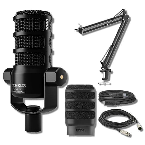 Micrófono StreamEye PodMic USB – Kit con Brazo Articulado y Cable