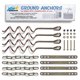 thumbnail image 1 of Juego de columpios Ground Anchor Kit XDP Recreation 70113, cama elástica y muebles de patio, 1 of 8