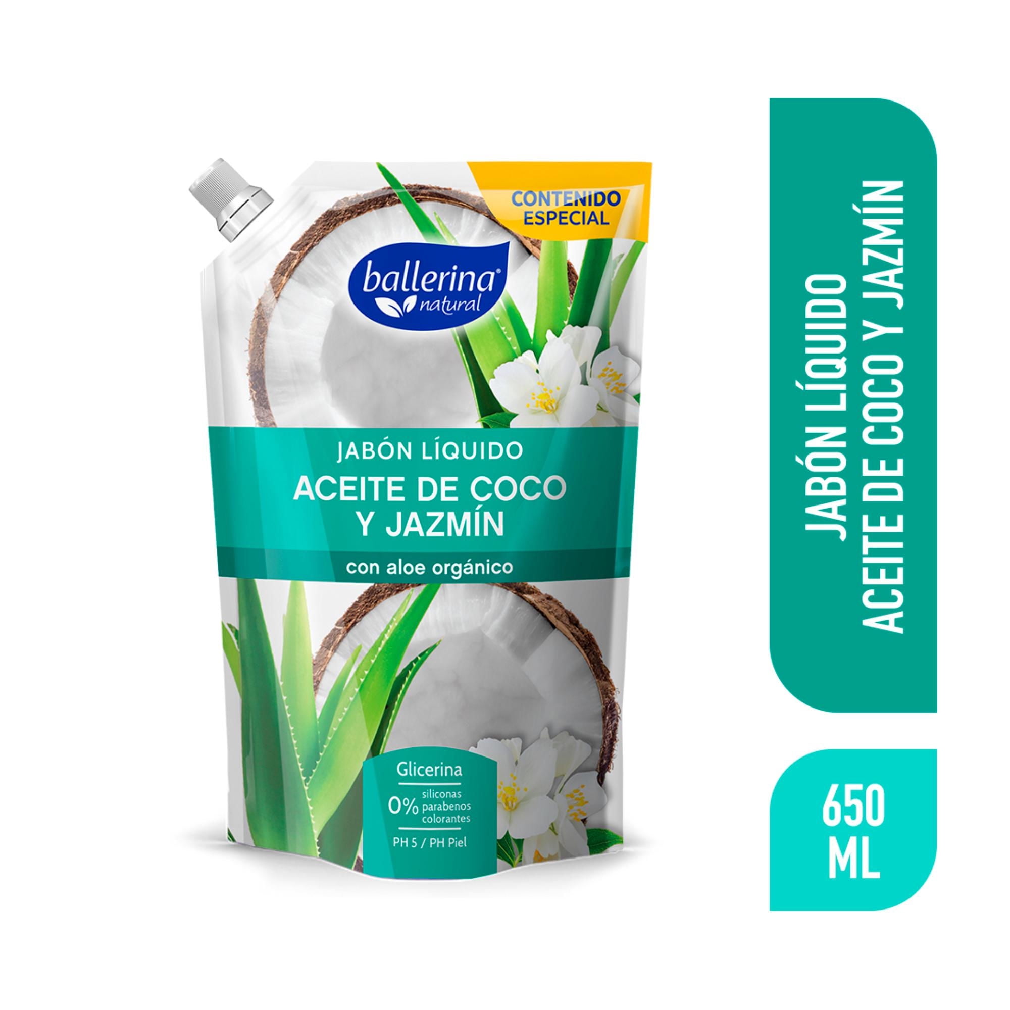 Jabón Líquido Coco Jazmín 650 ml Ballerina