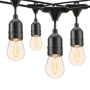 Crusec - Guirnalda 20 Ampolletas Luces Led 20 Metros Impermeables