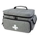 thumbnail image 2 of Organizador de botiquines de emergencia, bolsa de almacenamiento médico, botiquín de primeros auxilios para emergencias, botiquín de primeros auxilios gris, 2 of 5