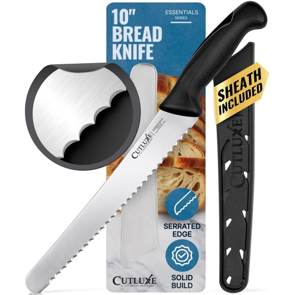 Cuchillo de Pan Cutluxe de 25 cm Dentado con Funda