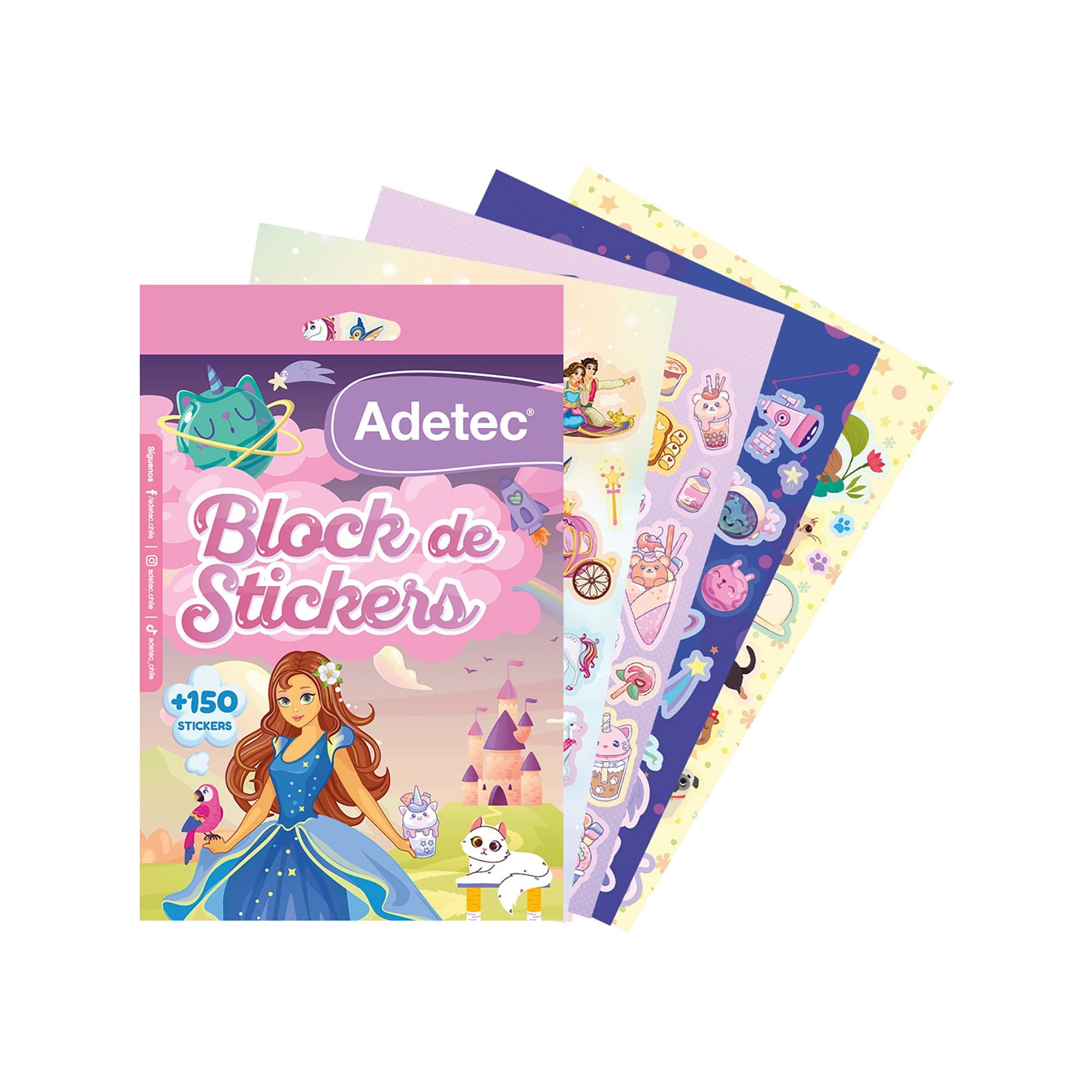 Block Stickers Mundo De Las Niñas, Producto Surtido 1 Un Adetec
