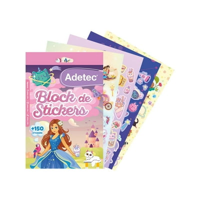 Block Stickers Mundo De Las Niñas, Producto Surtido 1 Un Adetec