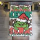 thumbnail image 1 of Merry Christmas Grinch 3 Pieces Duvet Cover Set Full Size Super Soft Fade Resistant Microfiber, 1 of 4