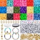 thumbnail image 3 of 4995 Piezas De Cuentas De Arcilla Cuentas De Disco Redondas Planas Cuentas Espaciadoras Manualidades DIY, 3 of 5