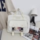 thumbnail image 1 of 3Ways Japanese Style Kawaii Backpack Girls Transparent Pocket Tote Itabag Crossbody Bags College Student Back To School Bags, 1 of 3