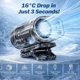 thumbnail image 5 of Ventilador clip coche pantalla LED 16°C semi enfriamiento USB recargable 360° 199 velocidades, 5 of 8