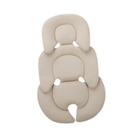Magideal - Cojín Para Cochecito, Cojín Interior Para Asiento De Cochecito, Cojín De Asiento Acogedor Y Transpirable Para Niños Pequeños, Cubrecolchón De Apoyo Pa Beige