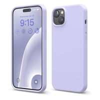 Funda De Silicona Líquida Elago Compatible Con Iphone 15 Plus, Calidad Prémium, Protección Integral [Estructura De 4 Capas A Prueba De Golpes], Forro De Microfibra Suave Antiarañazos (Morado)