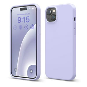 Funda De Silicona Líquida Elago Compatible Con Iphone 15 Plus, Calidad Prémium, Protección Integral [Estructura De 4 Capas A Prueba De Golpes], Forro De Microfibra Suave Antiarañazos (Morado)