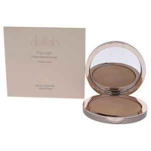 Delilah - Polvo Iluminador Compacto Y Ligero Puro - Aura De Para Mujeres - 0,34 Oz De Polvo