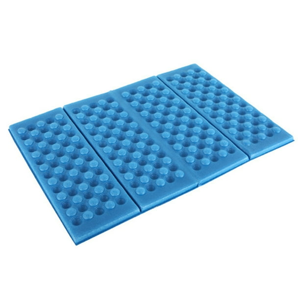 Suministros para exteriores, cojín de espuma XPE plegable de cuatro pliegues, antisalpicaduras, aislamiento de agua, almohadilla de picnic portátil a prueba de humedad, almohadilla para pedos