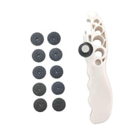 Magideal - Dispositivo Cortador De Ampollas, Dispositivo Duradero, Práctico, Ahorra Trabajo, Abridor De Viales, Abridor De Ampollas De Vidrio, Abridor De Botella Blanco