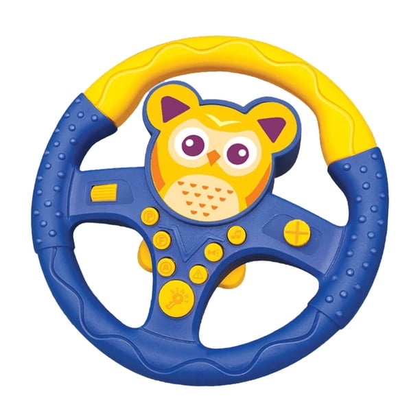 Volante de coches de juguete, volante de conducción de simulación, juguete para juego de imitación portátil, regalo para niños y niñas , búho