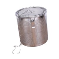 Magideal - Canasta De Colador De Cocción, Infusor De Bola De Té Con Gancho De Cadena, Canasta De Especias, Canasta De Separación De Condimentos Para Guisos De Té 18X18 Cm