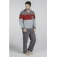thumbnail image 1 of Pijama polar hombre 67.1223-GRI talla M, 1 of 3