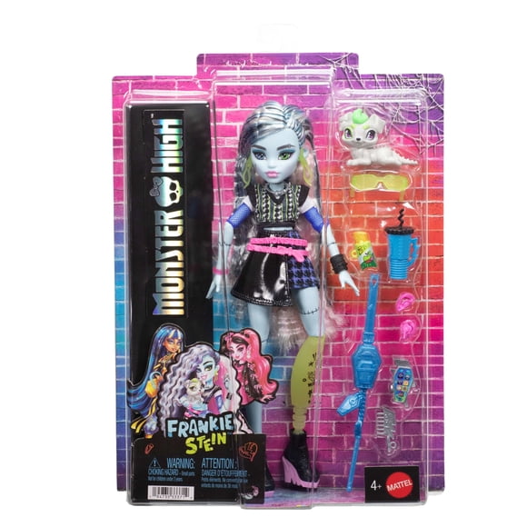 Monster High Muñeca Look Monstruoso Frankie Stein 4+