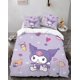 thumbnail image 1 of Cartoo-n Bunn-y 3-Piece Bed- Set Warm- and- Comfort Kawaii Bedd-ing Set C-ute Soft Microfib-er Bedc-loths for -Boys Girls Kids -Twin, 1 of 5